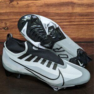 Nike Vapor Edge Pro 360 Men's 12.5 White Black Grey Football Cleats DQ3670-100